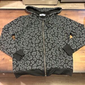 Black Leopard print jacket